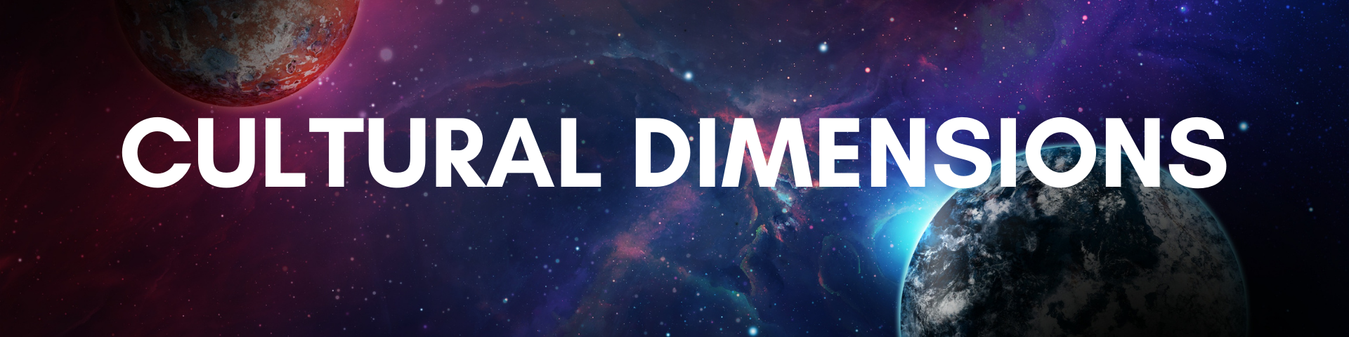 Cultural Dimensions