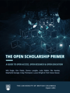 The Open Scholarship Primer book cover